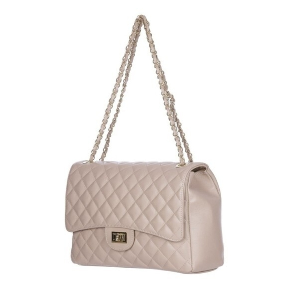 Chiaroscuro Charlotte Pale Pink Leather Shoulder Bag Crossbody Tote Women's G+